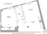 Floor plan for Unit 14G