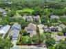 Aerial View of Large Fenced Yard