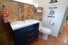 Bright and spacious guesthouse bathroom