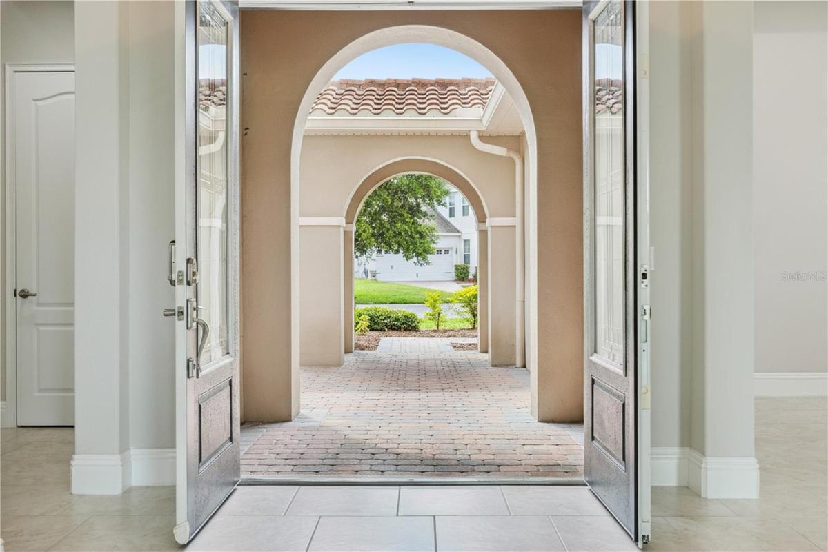 Double Entry Doors Welcome You Home