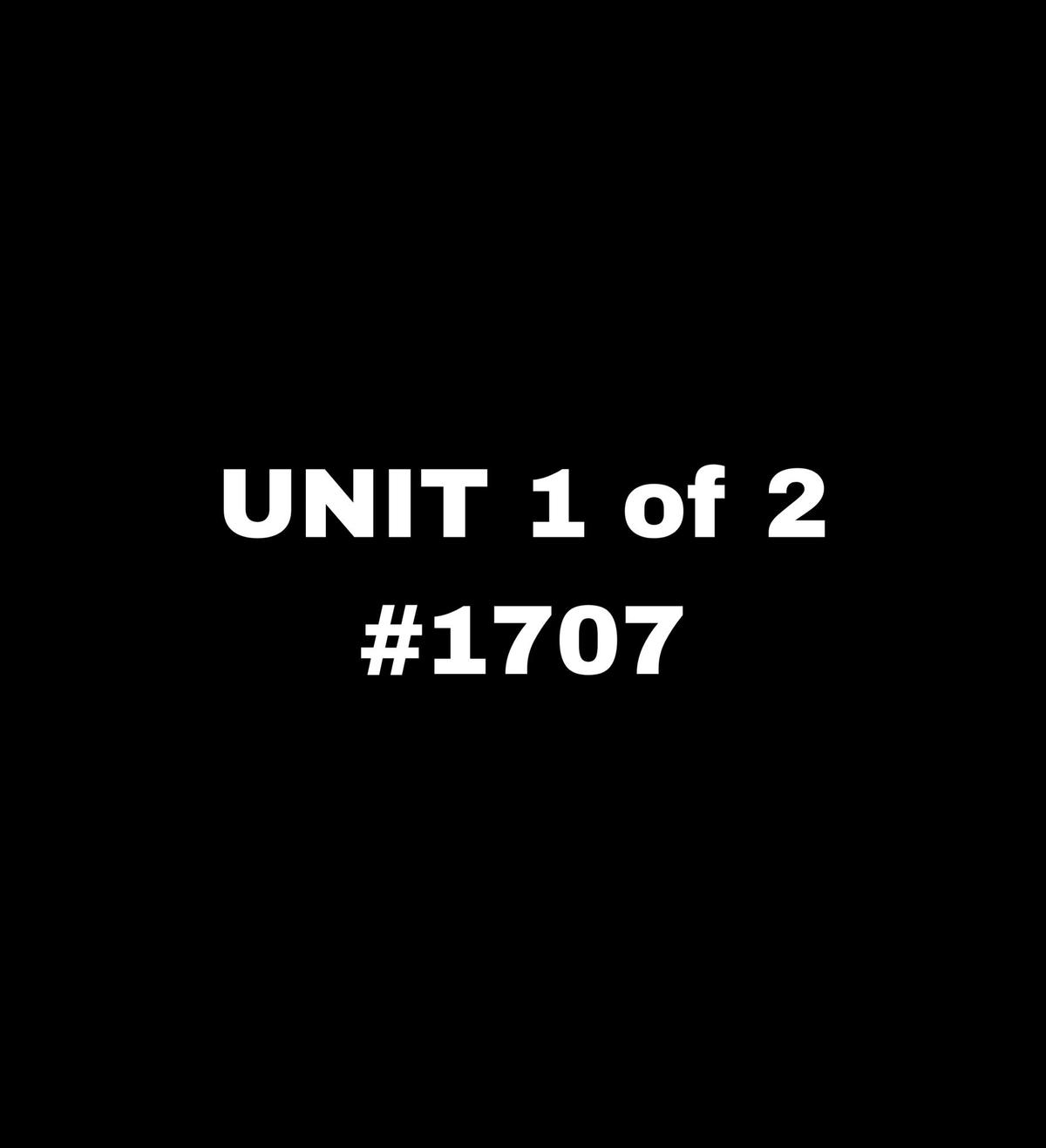 Unit 1 of 2 #1707