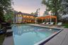Pool in the backyard