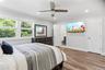 Spacious primary bedroom