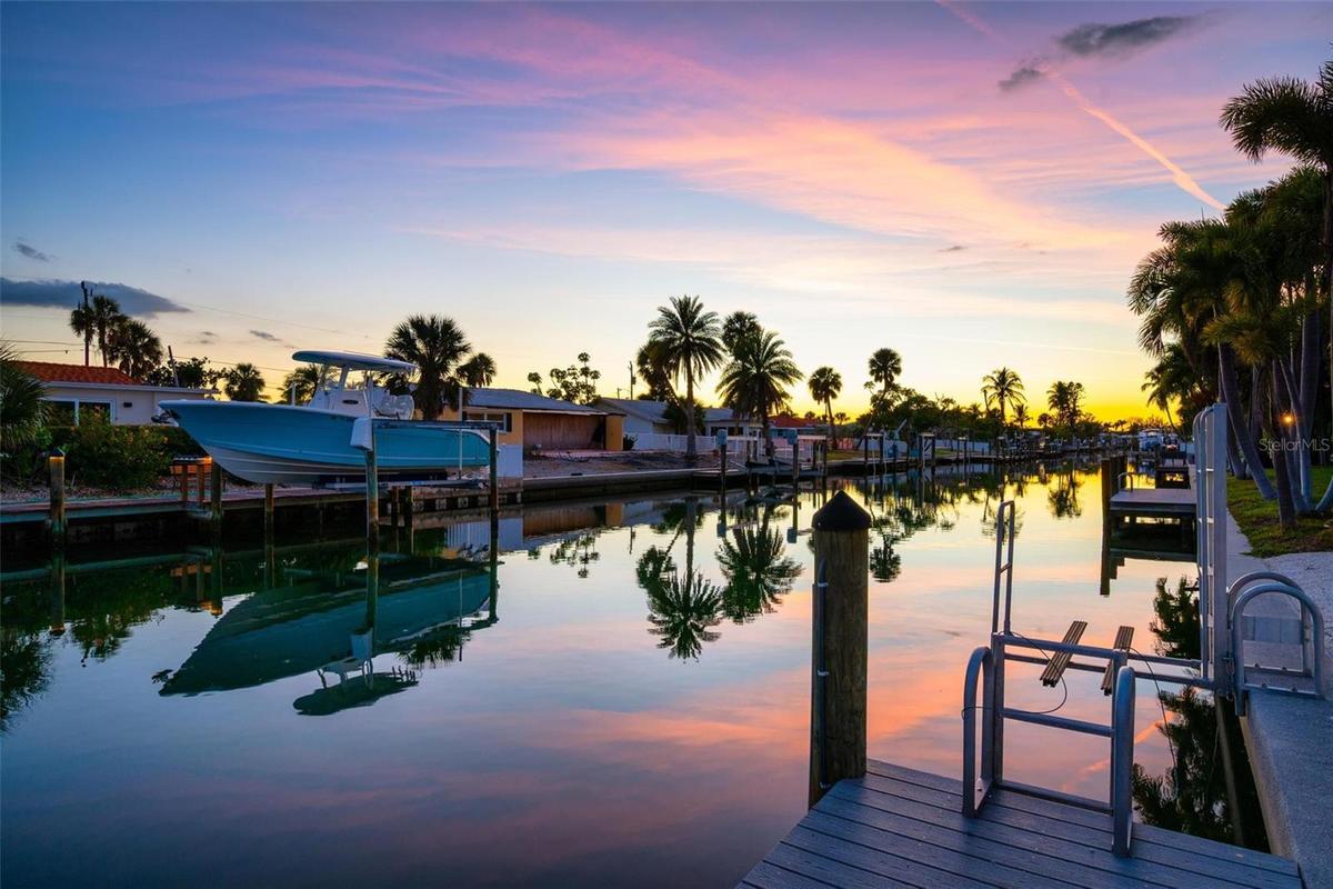 Evening sunsets over the water!
