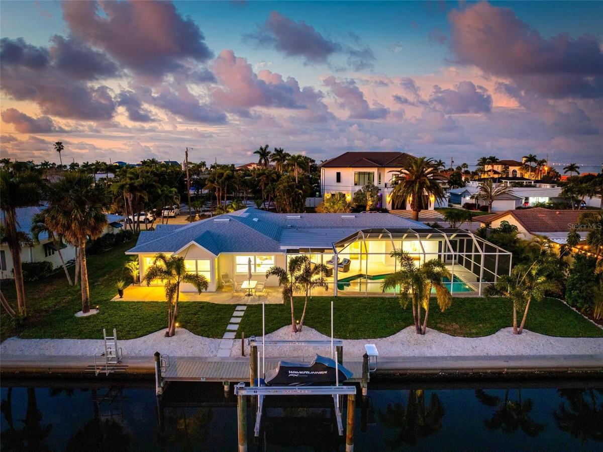 100 feet of waterfront with southern exposure!