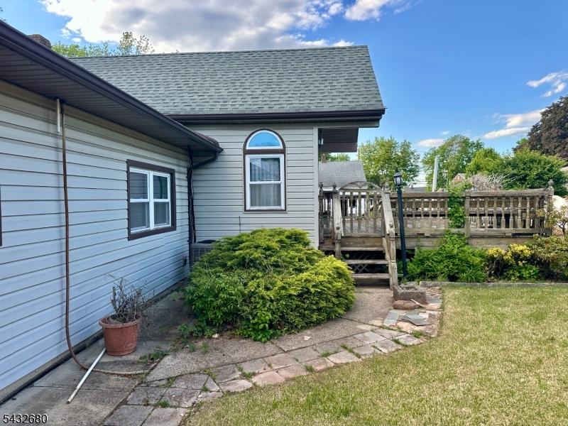 Rear of home