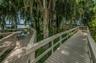Picnic area at Lakefront Park overlooking Lake Tarpon