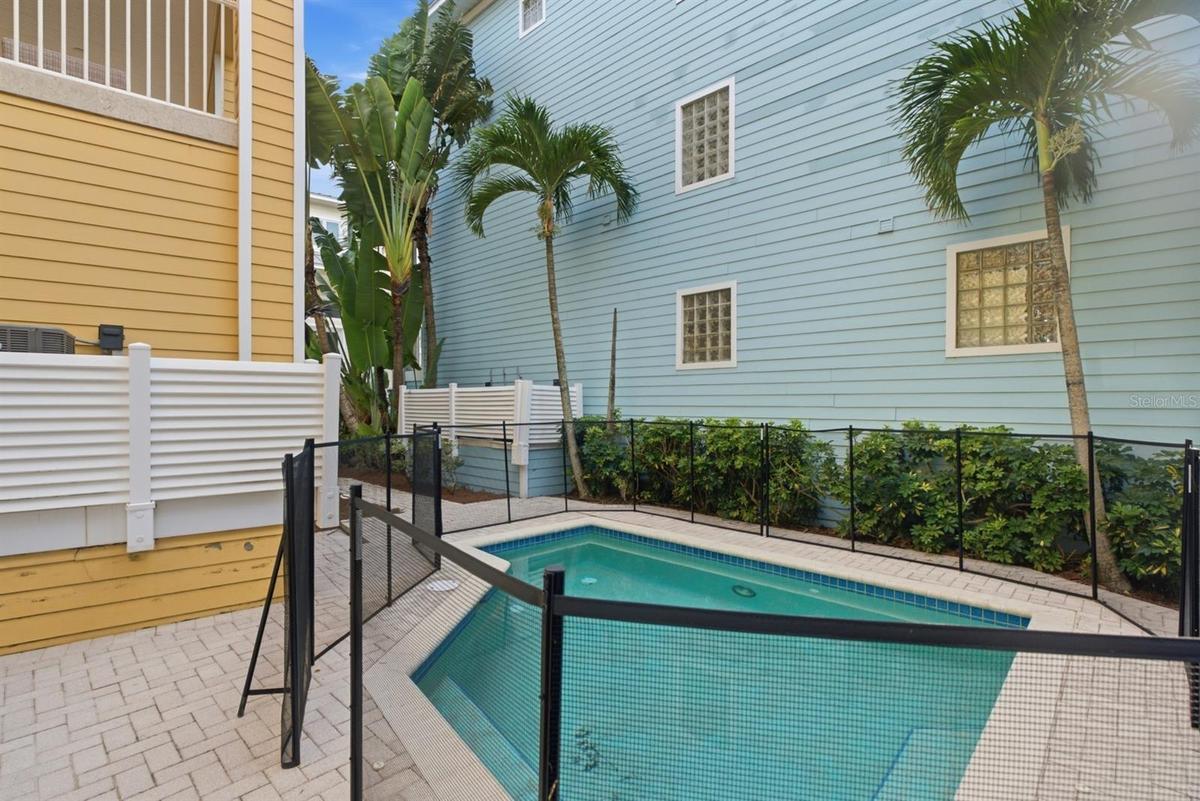 Private Heated Salt Water Pool.