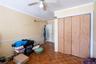 bedroom #2 has direct access to he half bathroom behind the closet.