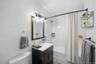 Virtually staged  bathroom
