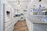 Lots of counter space in the kitchen