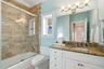 Upstairs guest bathroom