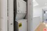 Laundry closet equipped with a
