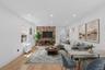 virtually staged living room / mix use area