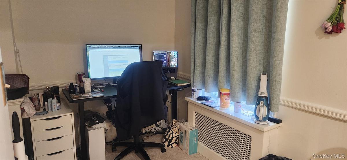 Office area with carpet
