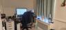 Office area with carpet