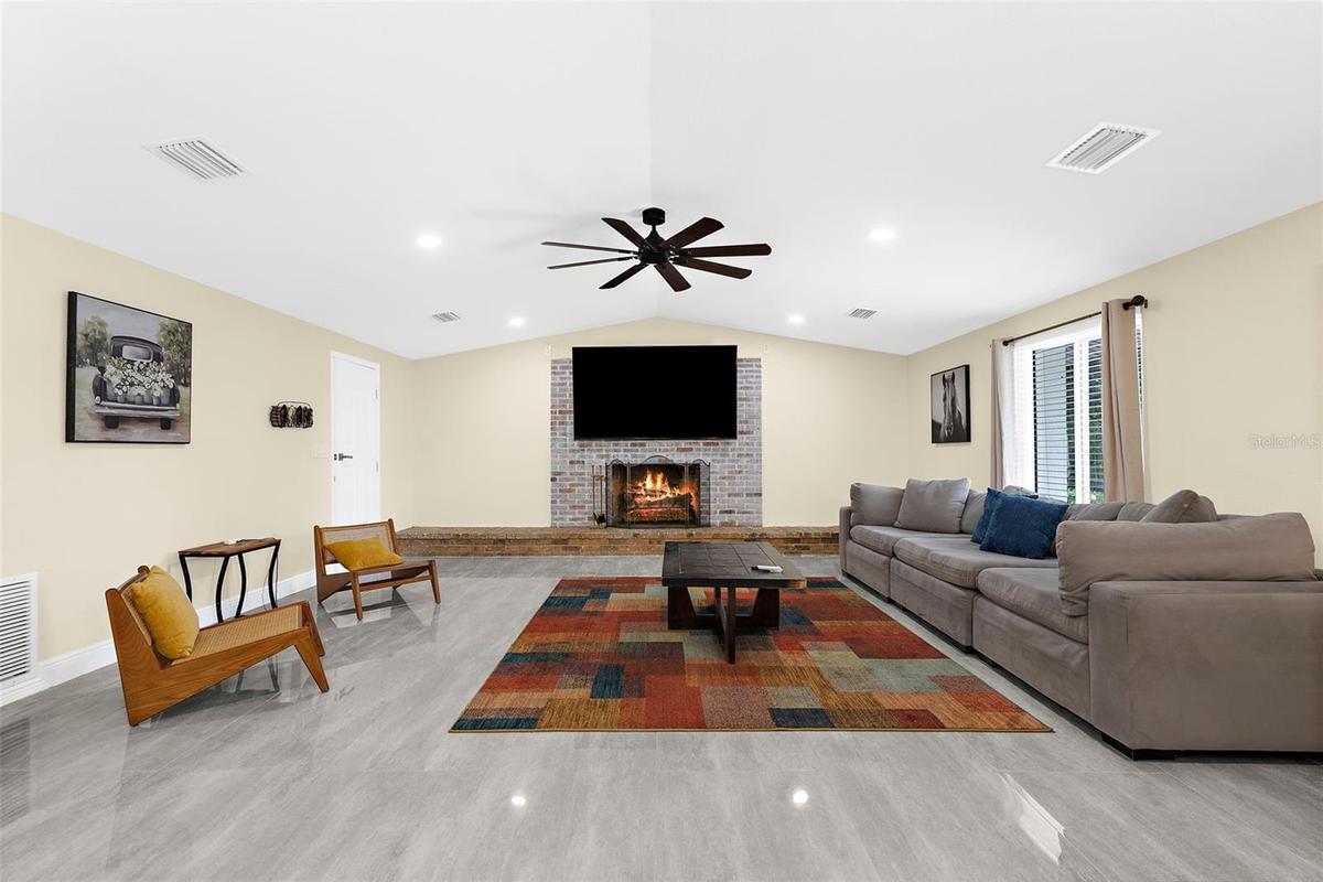 Family Room Fireplace