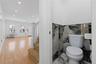 half a bathroom for guest use on first floor