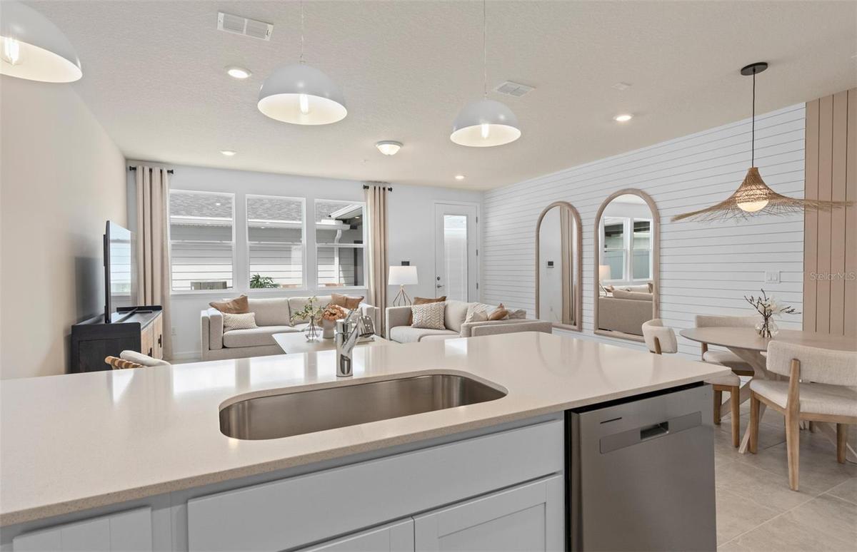 Model Home Design Only. Pictures and furnishings are for illustrative purposes only. Elevations, colors and options may vary. Furniture is for model h