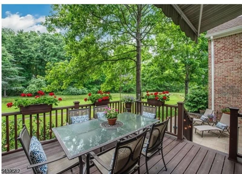 Private Deck facing woods