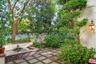Courtyard off living room