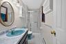 Private bathroom for the owners of this Valley Cottage home