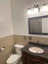 The Hall Bath (on the 3rd Floor) with beautifully tiled walls and bathtub.