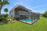 Screened Private swimming pool