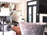 Views to the enchanting Yard and Golfcourse. Fireplace