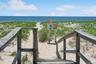 Property view of water featuring a beach view