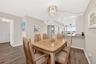 Great space for family dinners