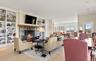 The Open Floor Plan with Large Fireplace is Inviting and Perfect for Entertaining