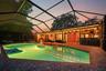 Pool Night view