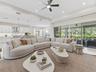 A Cozy Living Space With Stackable Sliding Glass Doors