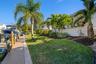 Backyard with 40 foot dock and boat lift