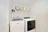 Second floor laundry room.