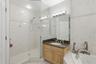 Large walk in shower in master!