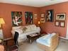 Living area with baseboards