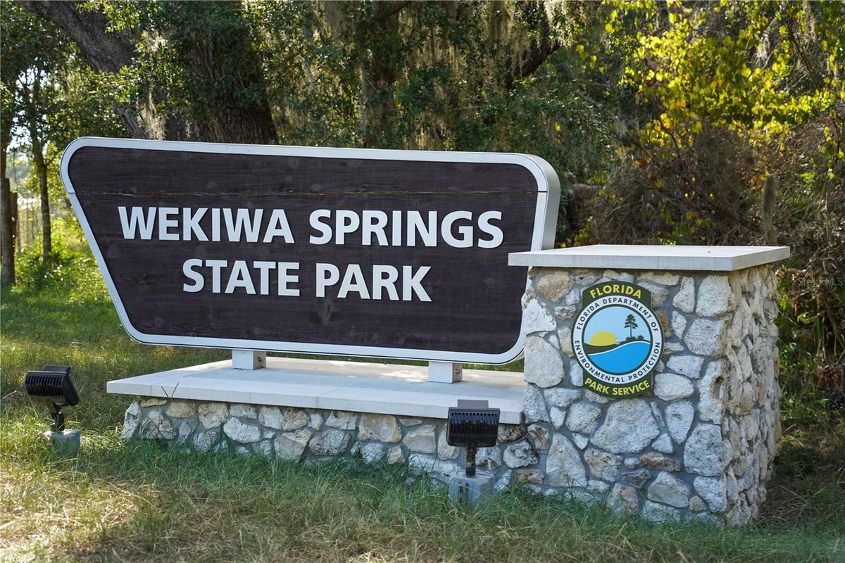 Wekiwa Springs State Park adjacent