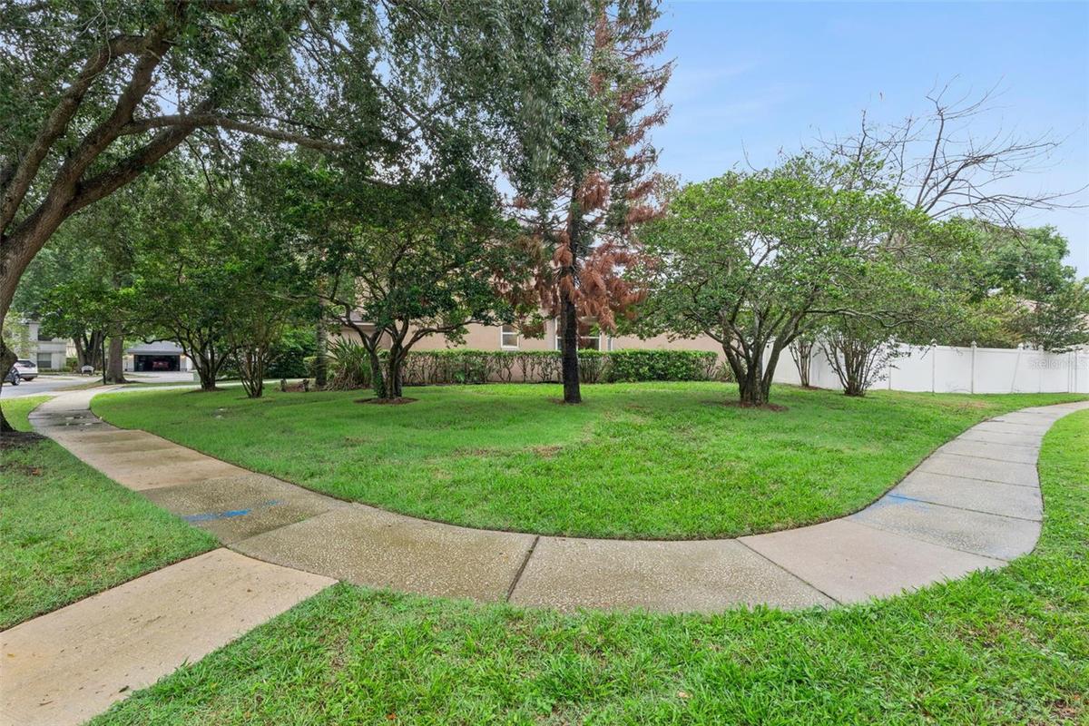 Large corner lot