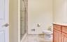 Legal accessory apartment: Shower enclosure with glass door