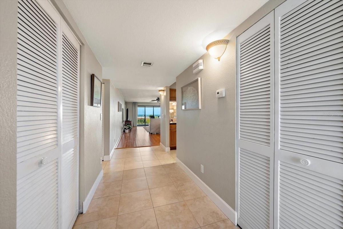 The minute you walk in the door, you can see the beach and The Gulf