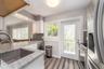 Stainless appliances and second entrance door