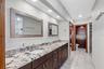 ... Master Bathroom - Completely Remodeled - Double Vanity - Plenty of Drawers & Closet Space. Closets are Either Side of Privacy Room. There Are Two 