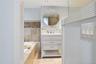 Exquisite full bath of Lower Level in-law suite. Your perfect place to relax.