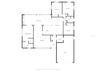 Floor plan of the existing home structure.