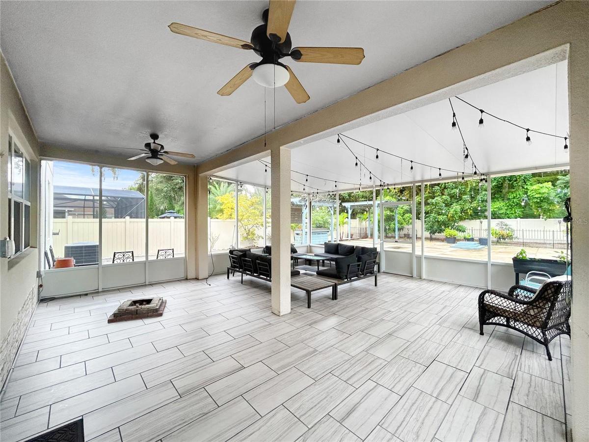 Extended Screened patio