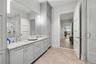Primary en suite with double vanities