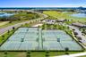 Resort tennis courts