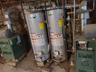Utilities featuring gas water heater